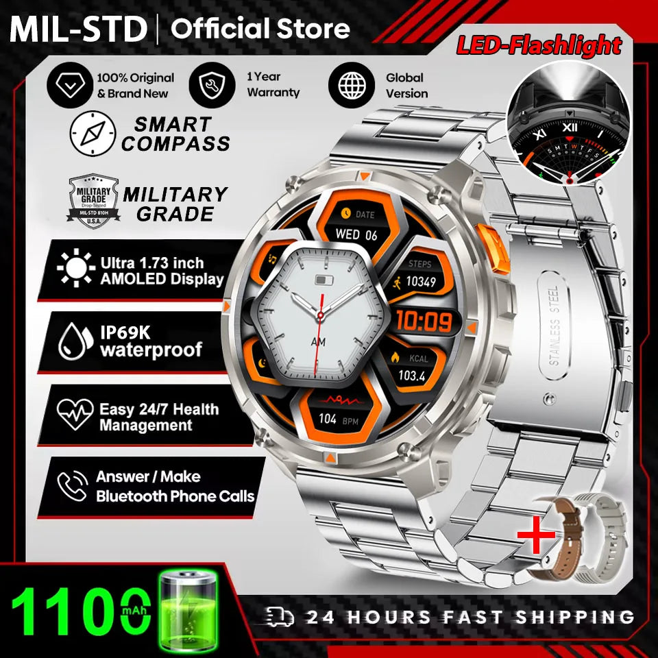 T Rex 3 Pro - All in One - Premium Smart Watch - Business / Sports - 2026 New Launch