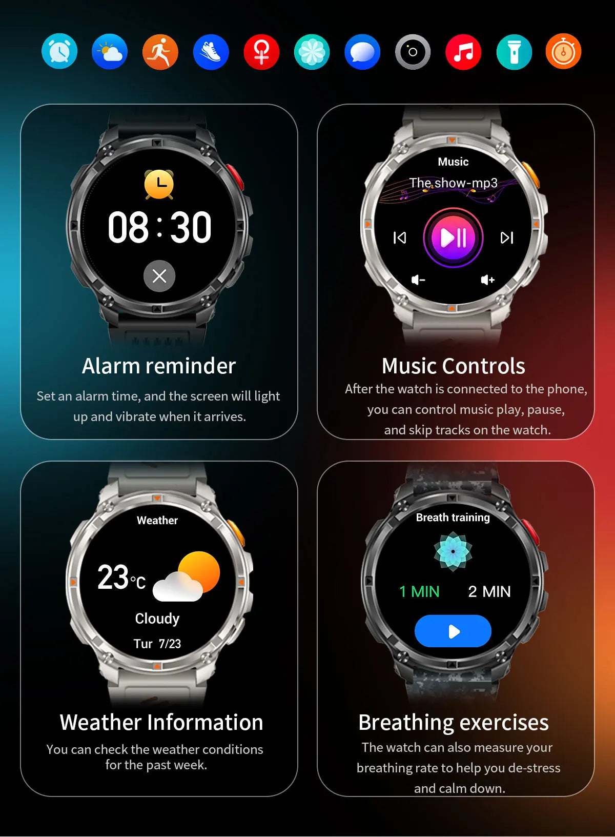T Rex 3 Pro - All in One - Premium Smart Watch - Business / Sports - 2026 New Launch