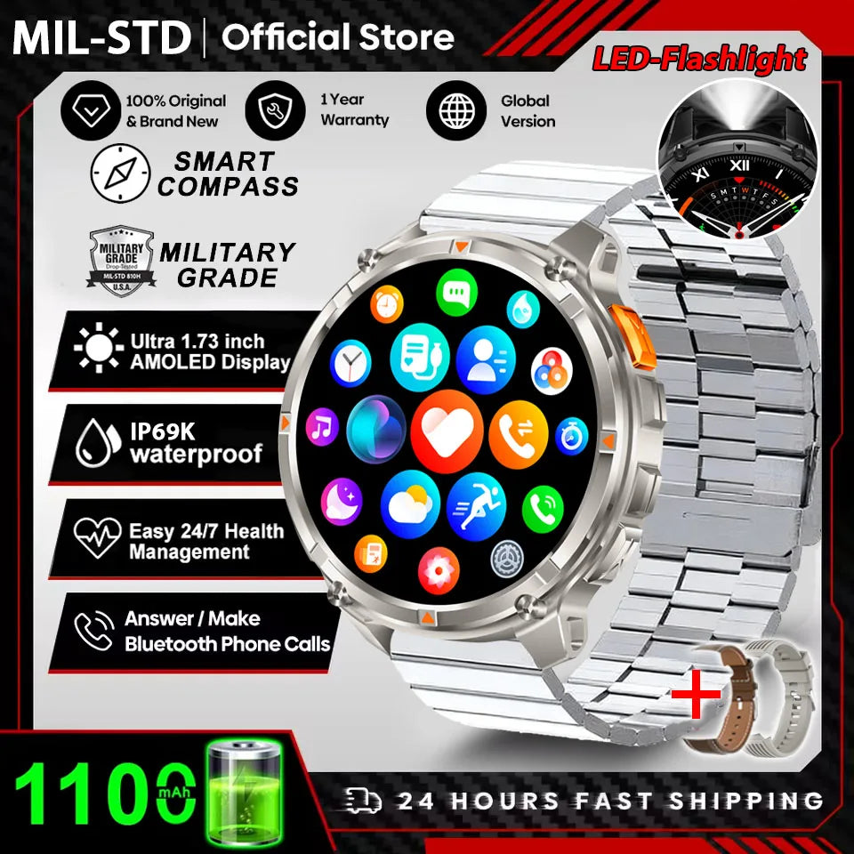 T Rex 3 Pro - All in One - Premium Smart Watch - Business / Sports - 2026 New Launch
