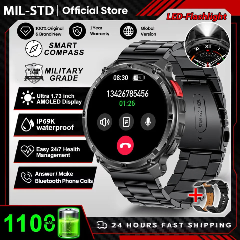 T Rex 3 Pro - All in One - Premium Smart Watch - Business / Sports - 2026 New Launch