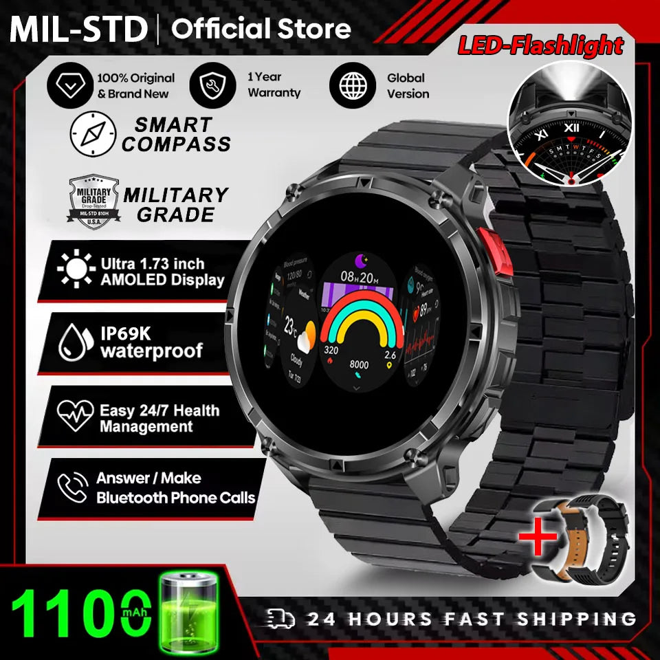 T Rex 3 Pro - All in One - Premium Smart Watch - Business / Sports - 2026 New Launch