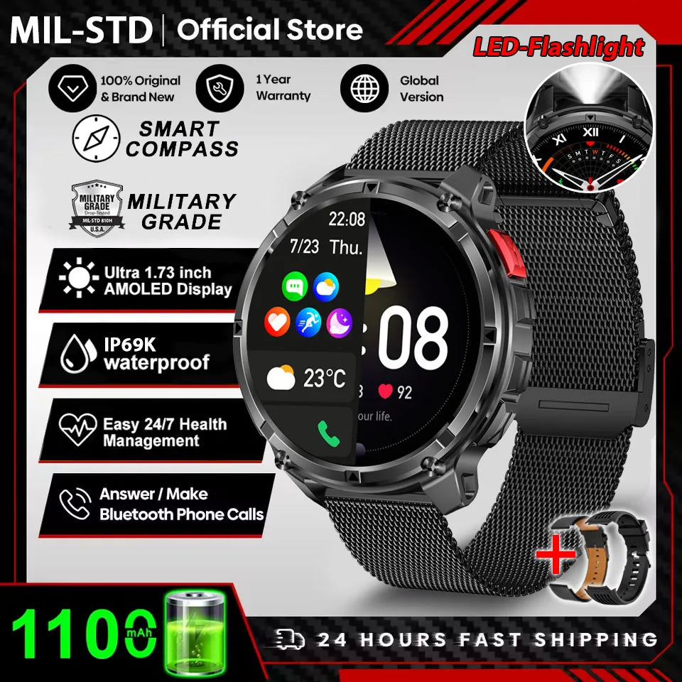 T Rex 3 Pro - All in One - Premium Smart Watch - Business / Sports - 2026 New Launch